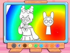 Βιβλίο ζωγραφικής: Pinki Sprunki Makeover 