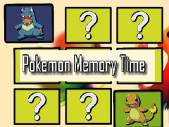 Παιχνίδι Pokemon Memory Time
