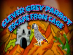 Παιχνίδι Clever Grey Parrot Escape from Cage
