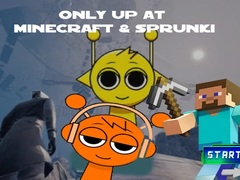 Παιχνίδι Only Up At Minecraft & Sprunki
