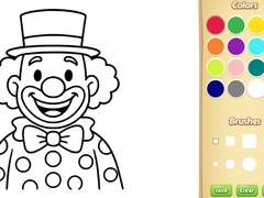 Παιχνίδι Clown Coloring Book