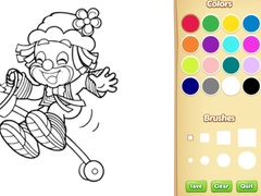 Παιχνίδι Clown Coloring Pages
