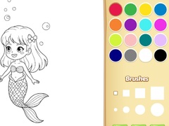 Παιχνίδι Mermaid Coloring Book For Kids