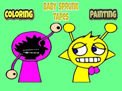 Παιχνίδι Coloring Baby Sprunk tapes Painting