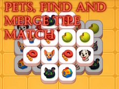 Παιχνίδι Pets, Find and Merge Tile Match