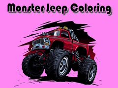 Παιχνίδι Monster Jeep Coloring
