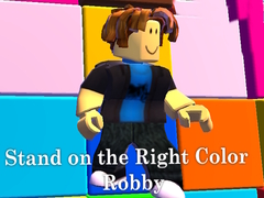 Παιχνίδι Stand on the Right Color Robby