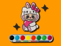 Παιχνίδι Labubu Coloring Adventure