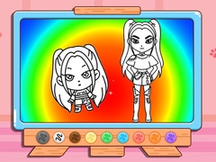 Παιχνίδι Coloring Book: Mira Kpop Demon Hunters
