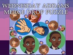 Παιχνίδι Wednesday Addams Merge Drop Puzzle