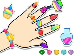 Παιχνίδι Coloring Book: Nail Art & Bracelet Diy