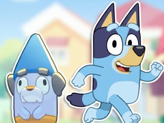 Παιχνίδι Jigsaw Puzzle: Bluey & Bingo Obstacle Course