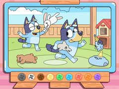 Παιχνίδι Coloring Book: Bluey & Bingo Chasing Play