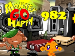 Παιχνίδι Monkey Go Happy Stage 982