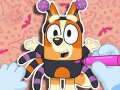 Παιχνίδι Coloring Book: Halloween Spooky Bingo & Bluey