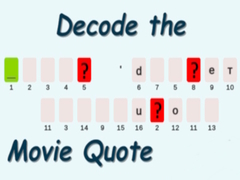 Παιχνίδι Decode the Movie Quote