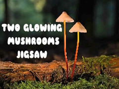Παιχνίδι Two Glowing Mushrooms Jigsaw