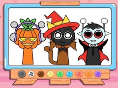 Παιχνίδι Coloring Book: Incredibox Sprunki Halloween