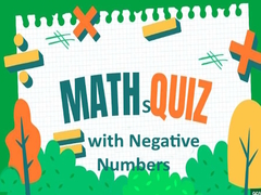 Παιχνίδι Maths Quiz with Negative Numbers