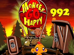 Παιχνίδι Monkey Go Happy Stage 992