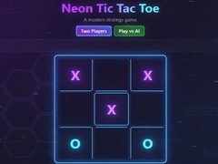 Παιχνίδι Neon Tic-Tac-Toe