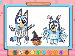 Παιχνίδι Coloring Book: Bluey Halloween Costume
