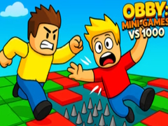 Παιχνίδι Obby: Mini-Games VS 1000