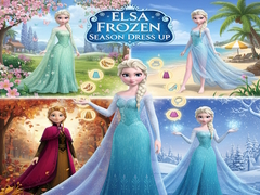 Παιχνίδι Elsa Frozen Season Dress Up