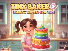 Παιχνίδι Tiny Baker: Rainbow Buttercream Cake