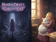 Παιχνίδι Hidden Object - Girl and Cat