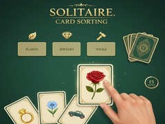 Παιχνίδι Solitaire. Card Sorting
