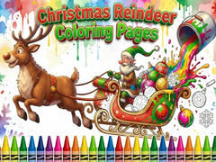 Παιχνίδι Christmas Reindeer Coloring Pages