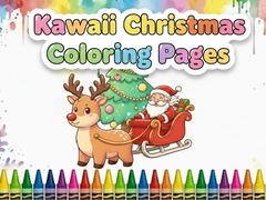 Παιχνίδι Kawaii Christmas Coloring Pages