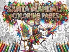 Παιχνίδι Santa Mandala Coloring Pages
