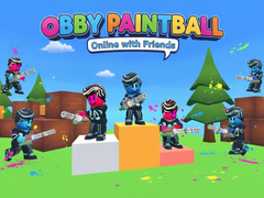 Παιχνίδι Obby Paintball: Online with Friends