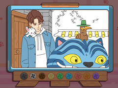 Παιχνίδι Coloring Book: Kpop Jinu & Blue Tiger