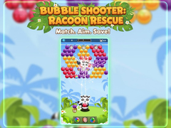 Παιχνίδι Bubble Shooter Raccoon Rescue
