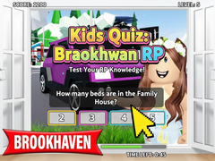 Παιχνίδι Kids Quiz: Brookhaven RP