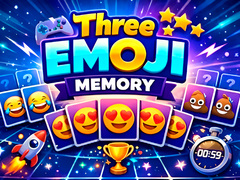 Παιχνίδι Three Emoji Memory