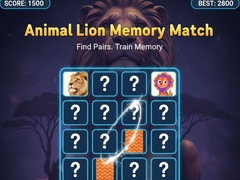 Παιχνίδι Animal Lion Memory Match