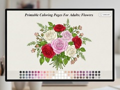 Παιχνίδι Printable Coloring Pages For Adults Flowers