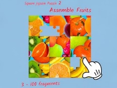 Παιχνίδι Square jigsaw Puzzle 2 - Assemble Fruits