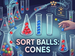 Παιχνίδι Sort Balls: Cones