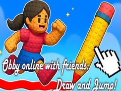 Παιχνίδι Obby online with friends: Draw and Jump!