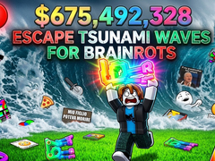 Παιχνίδι Escape Tsunami Waves for Brainrots