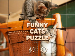 Παιχνίδι Funny Cats Puzzle