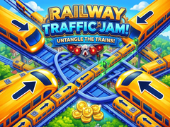 Παιχνίδι Railway Traffic Jam! Untangle the Trains!