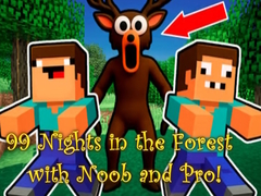 Παιχνίδι 99 Nights in the Forest with Noob and Pro!