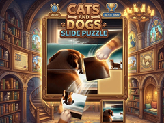 Παιχνίδι Cats and Dogs Slide Puzzle