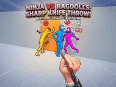 Παιχνίδι Ninja vs Ragdolls: Sharp Knife Throw!